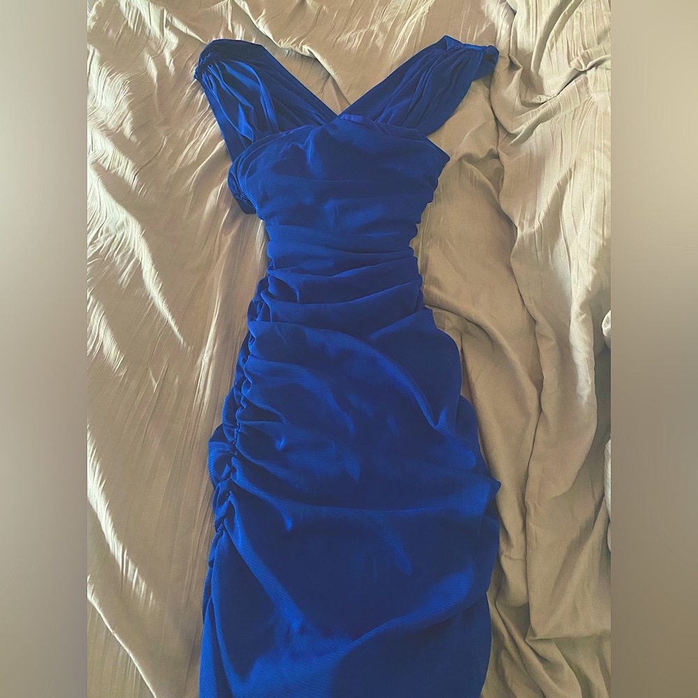 Blue homecoming bodycon dress. Taking best offers!